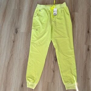 Medium Tall Figs Neon Green Joggers
